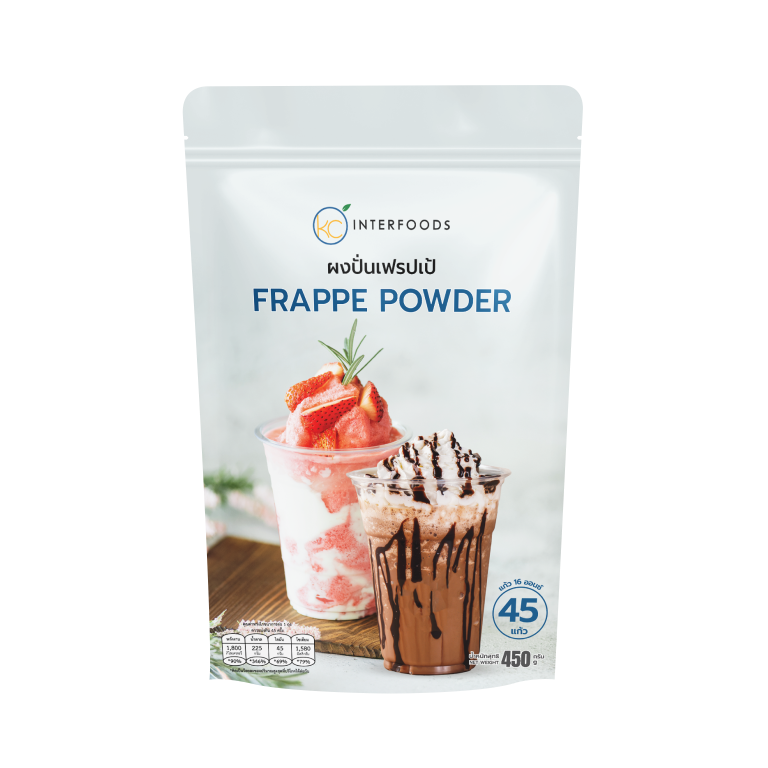 ผงเฟรปเป้ เพิ่มความเนียนนุ่ม ป้องกันการแยกชั้นแก่เมนูปั่น (Frappe ...